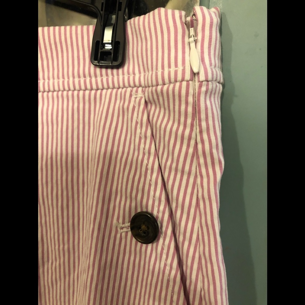 NWT J CREW Seersucker Skirt Sz. 10 - Picture 3 of 5